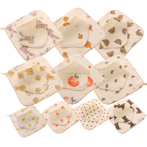 low price design competitive golden supplier promotional oem china wholesale bandana cotton muslin baby bib