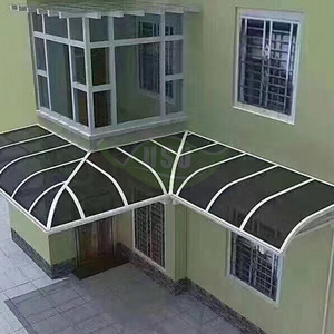 Outdoor Awning Freestanding Awning Polycarbonate Windows