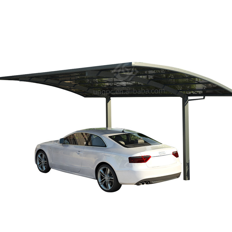 Portable Modern designs Polycarbonate Roof Cantilever Carport canopy garages