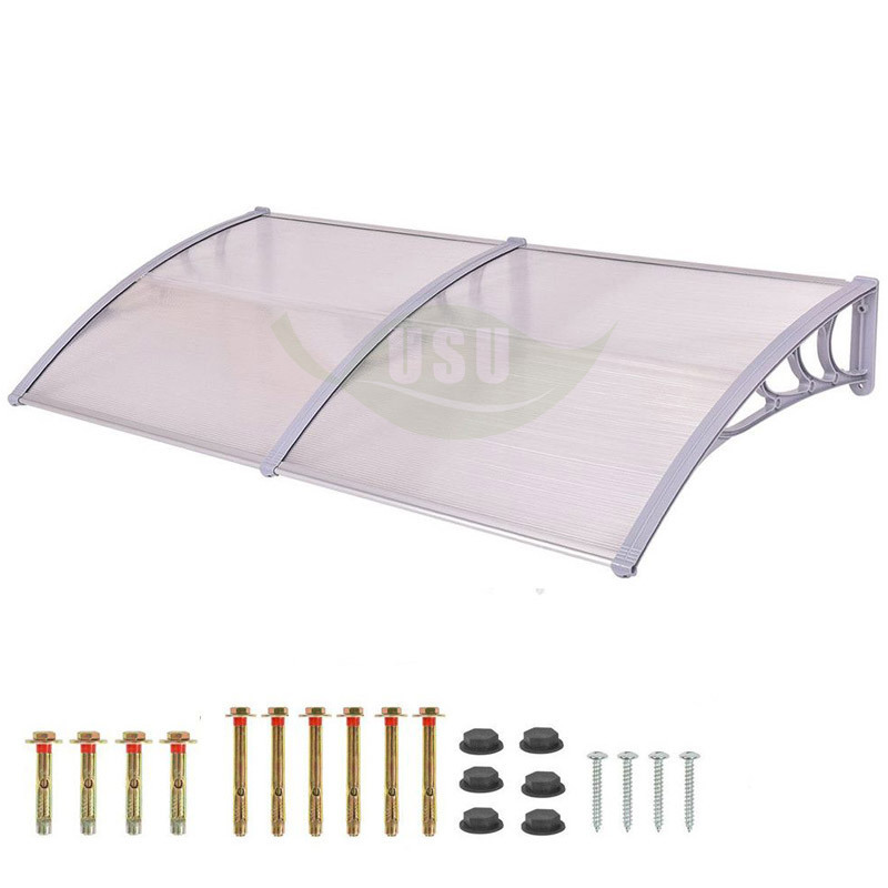 Modern DIY Awning Design Rooftop windows soundproof awning polycarbonate solid sheet Hollow sheet canopy