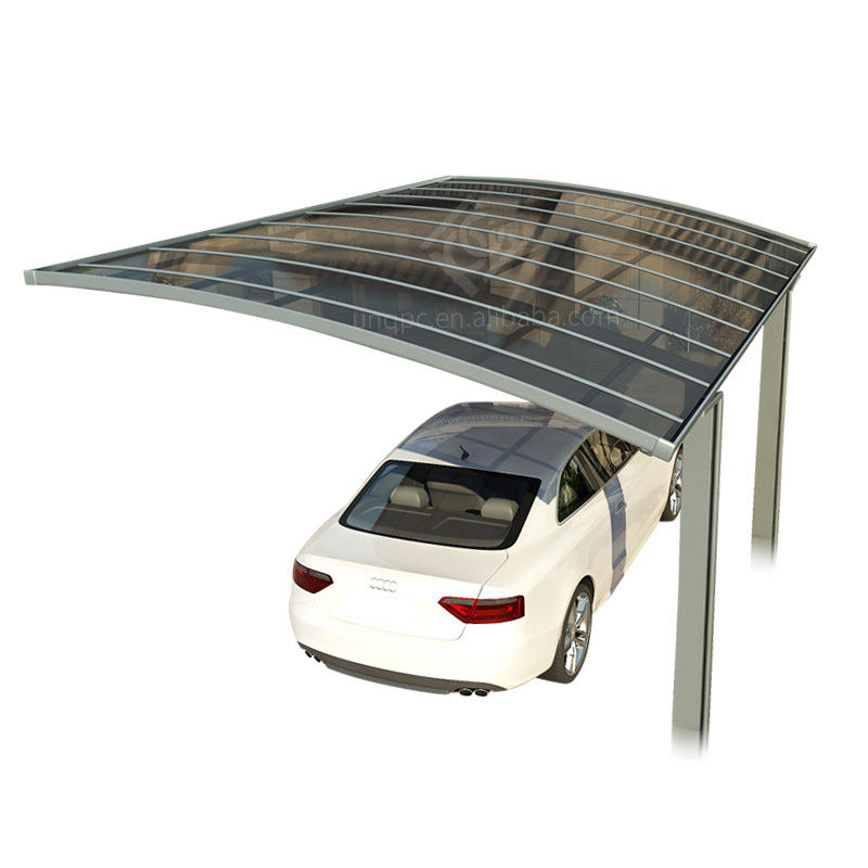 Portable Modern designs Polycarbonate Roof Cantilever Carport canopy garages