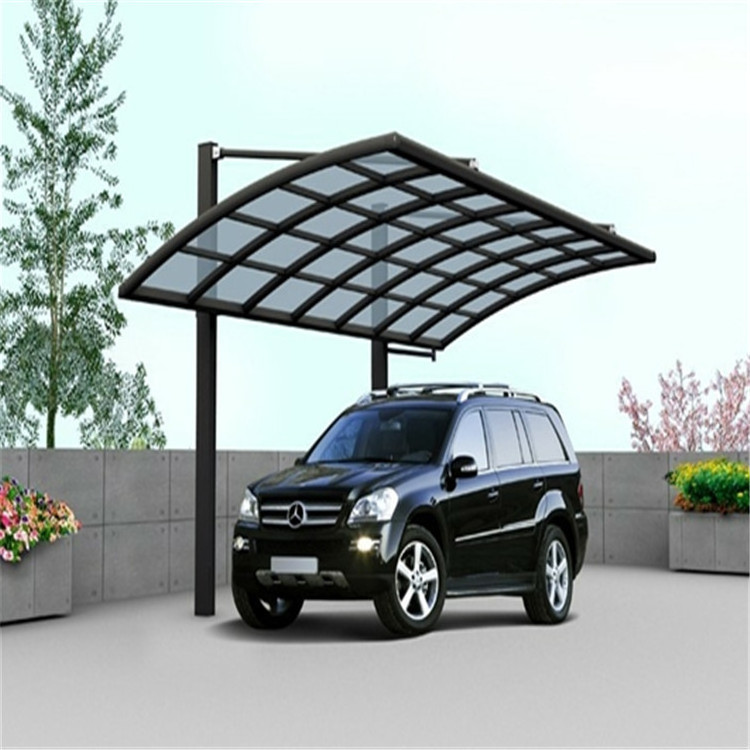 cheap Cable car garage Aluminium Sunshading Carport for Park High Grade Easy DIY Elegant Aluminium/Solid PC Home Car port