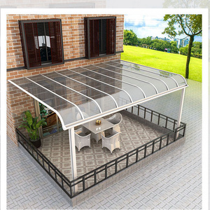 Waterproof Polycarbonate Patio Cover  Aluminum Balcony Canopy terrace roofing