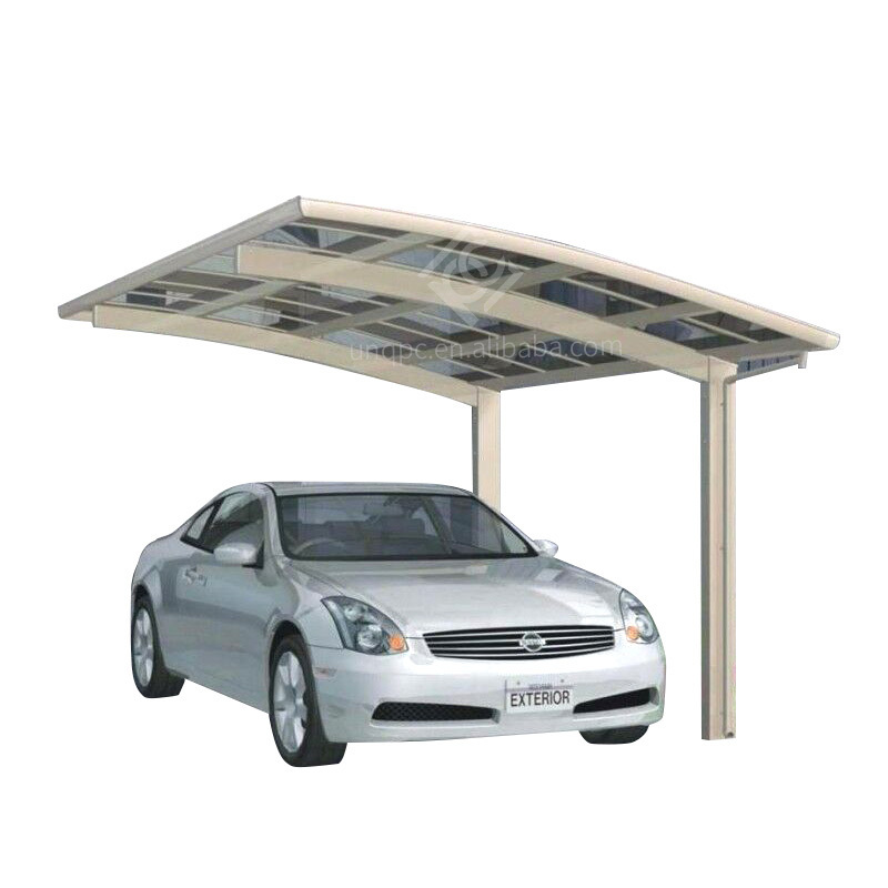 Portable Modern designs Polycarbonate Roof Cantilever Carport canopy garages