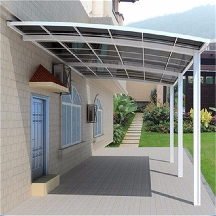 Outdoor garden aluminium metal 2 car canopy shelter easy carport