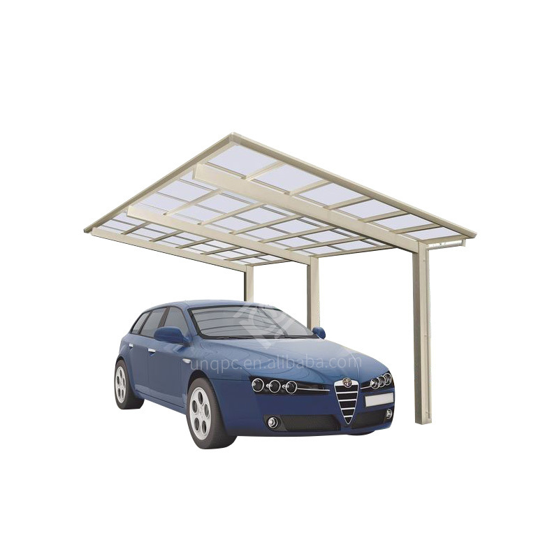 portable cantilever Carport with Polycarbonate panel and Aluminum frame