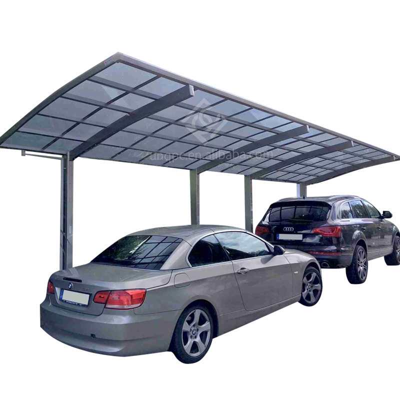 portable cantilever Carport with Polycarbonate panel and Aluminum frame