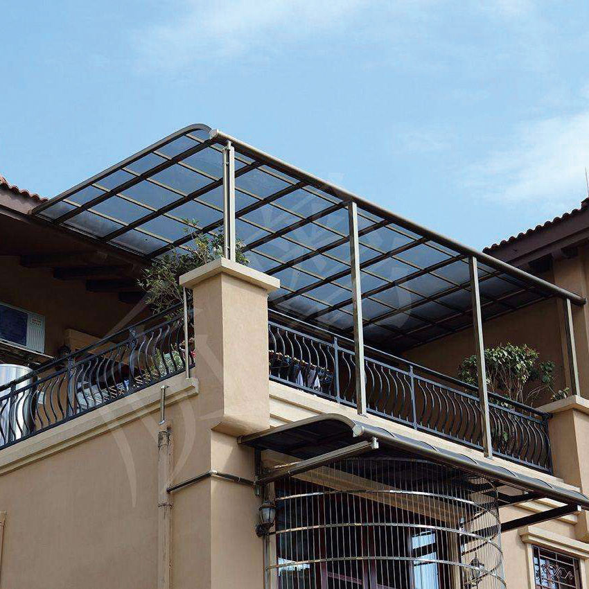 Terrace overkapping Deck awning garden yard High grade aluminium patio rain proof awning balcony canopy outside canopy