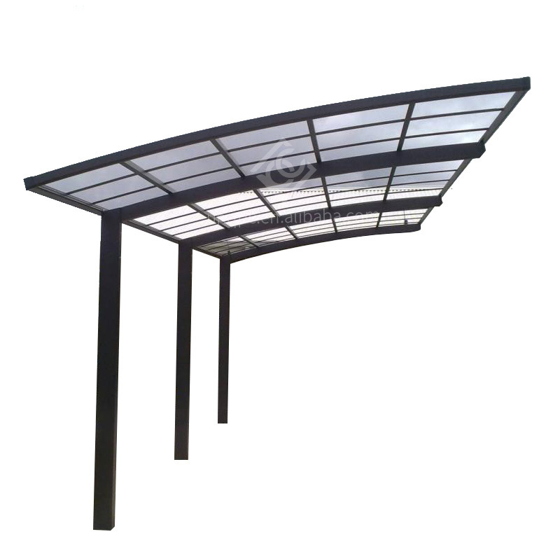 auvent arrire voitures polycarbonate carports parking cantilever metal frame car port garage canopy aluminium carport