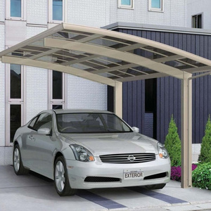 3x5.5m waterproof polycarbonate roofing aluminum alloy carport free standing portable car shelter canopies