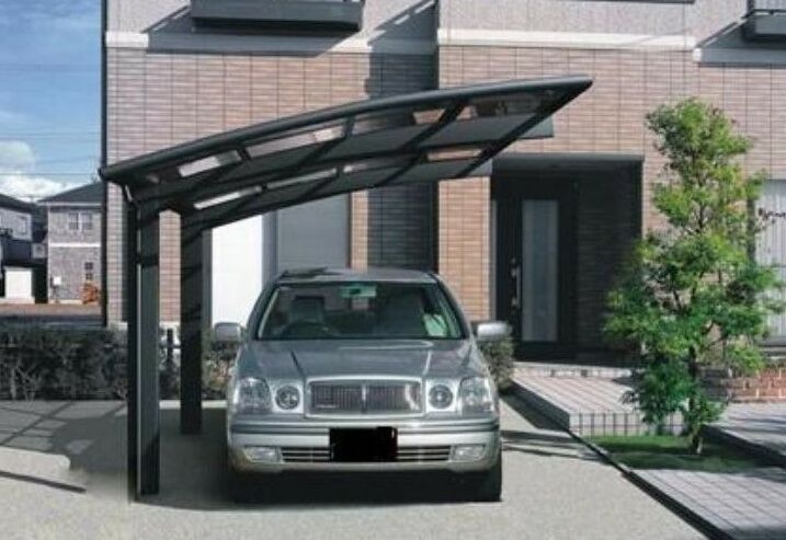 3x5.5m waterproof polycarbonate roofing aluminum alloy carport free standing portable car shelter canopies