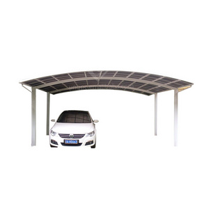 wholesale modern design cantilever arched polycarbonate roof metal aluminum frame carport/garages/car parking tent