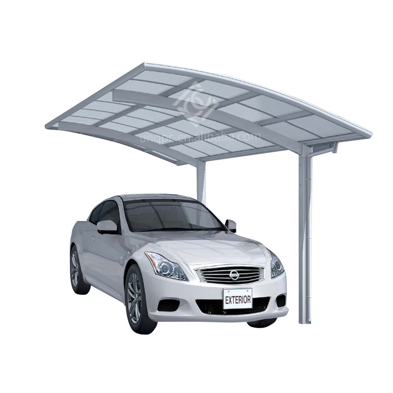 cheap Cable car garage Aluminium Sunshading Carport for Park High Grade Easy DIY Elegant Aluminium/Solid PC Home Car port