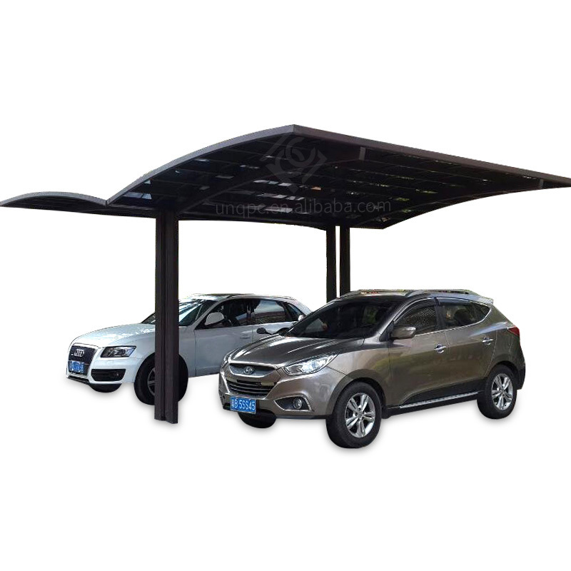 portable cantilever Carport with Polycarbonate panel and Aluminum frame