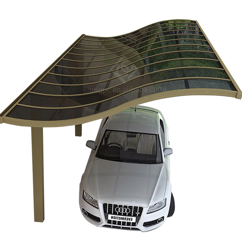 auvent arrire voitures polycarbonate carports parking cantilever metal frame car port garage canopy aluminium carport