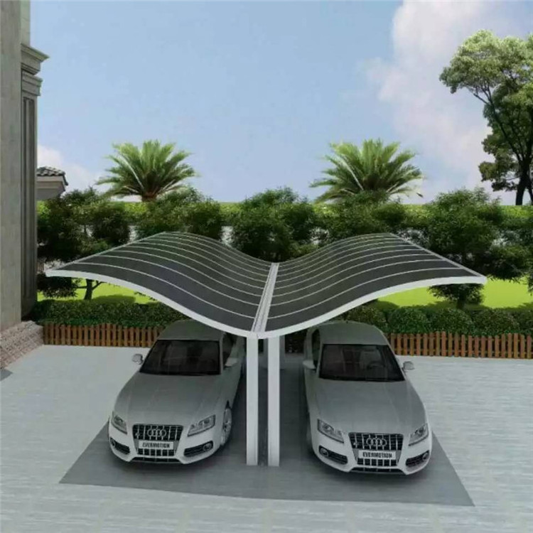 factory direct wholesale metal frame polycarbonate roof carport /garage/car paring shed