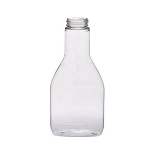 16 OZ Pet Plastic Salad Dressing Bottles flat square pet plastic sauce Bottles 500ml food grade salad squeeze bottles