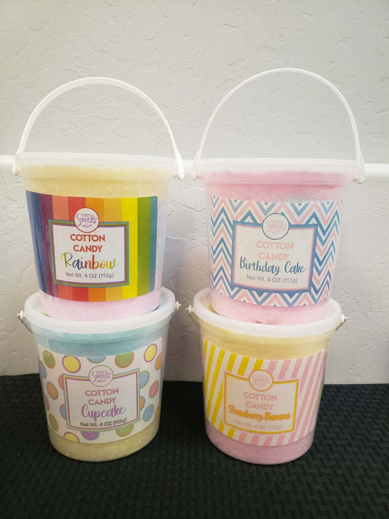 500ML 1L 2L Plastic Deli Food Storage Containers Cotton Candy Bucket Fruits Tea Take Away Bucket with Airtight Lids