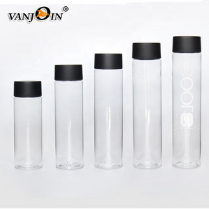 500ml 550ml Virgin Pet Plastic Food Grade Clear Cylinder Voss Juice Water Bottles