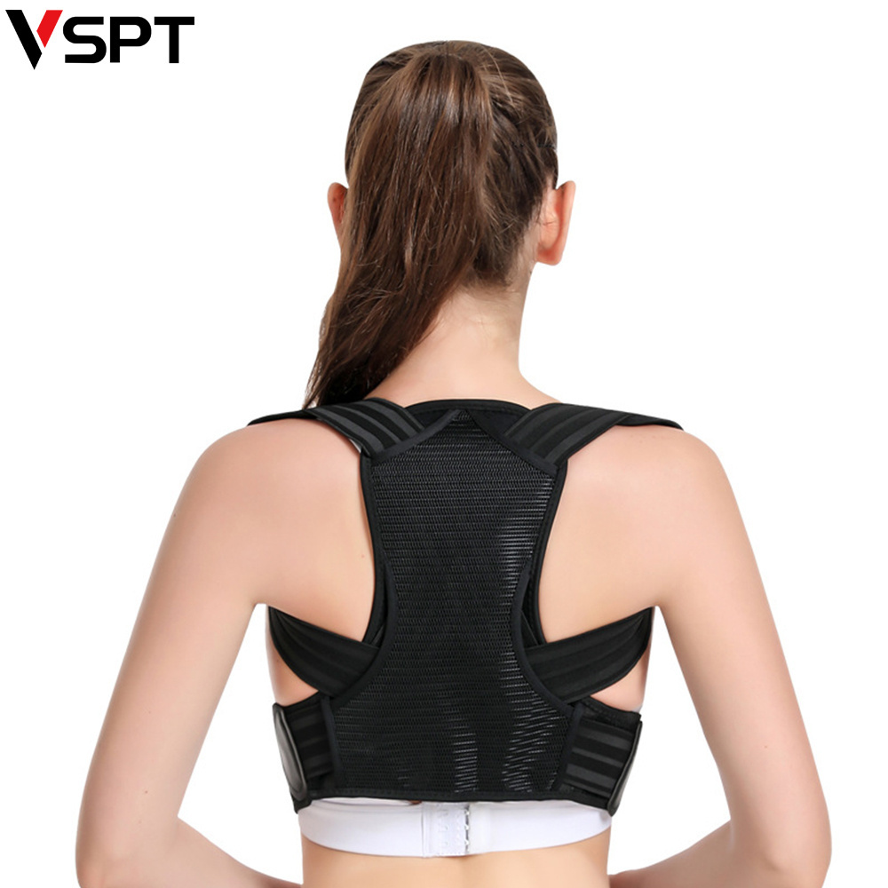 Posture Corrector Upper Back Brace Adjustable for Men and Women Neck Shoulder & Upper Back Pain Relief