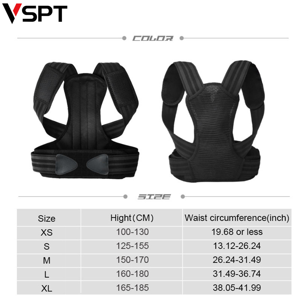 Posture Corrector Upper Back Brace Adjustable for Men and Women Neck Shoulder & Upper Back Pain Relief