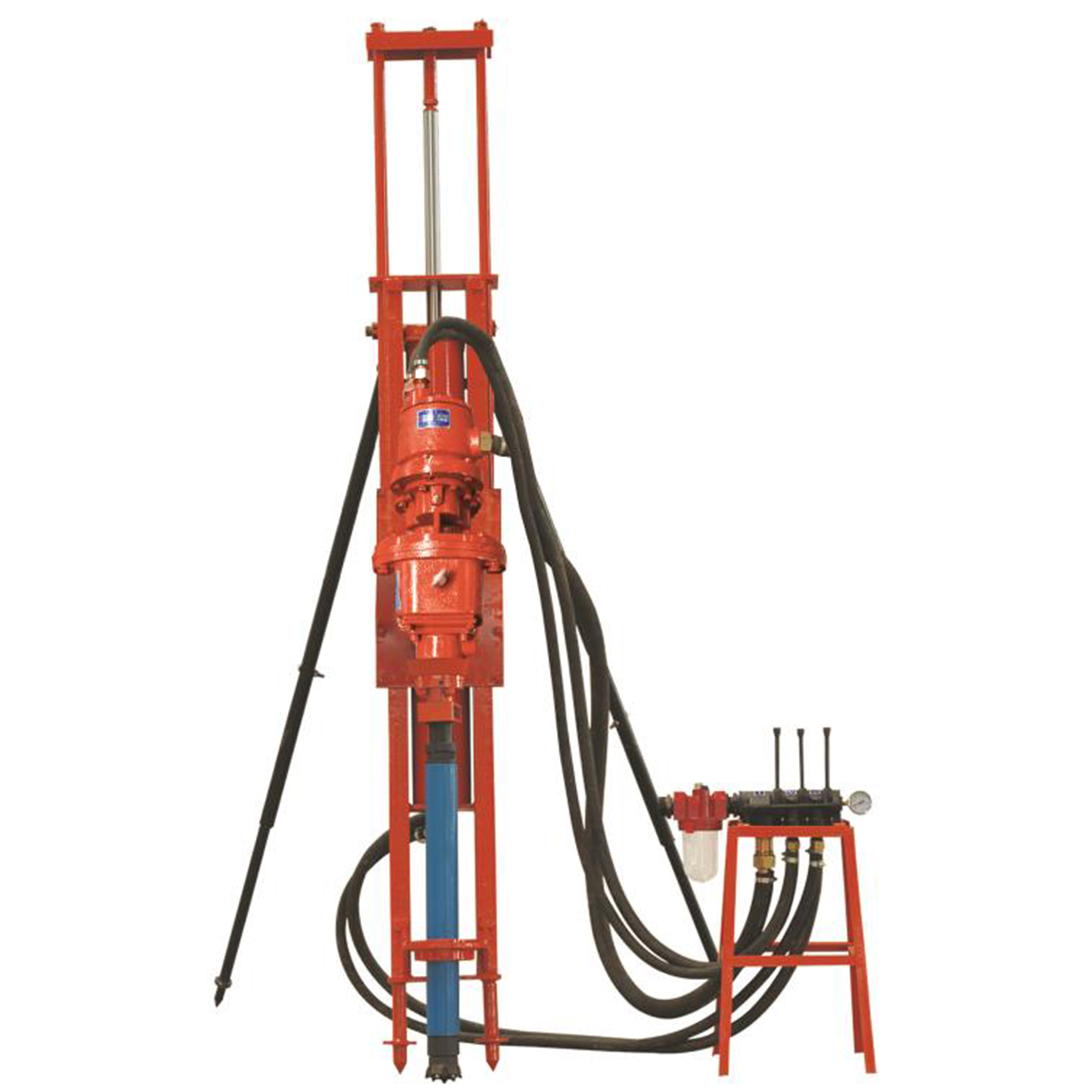 Soil nailing rig with drilling depth of 20m, geotechnical drilling rig, down-the-hole drilling rig