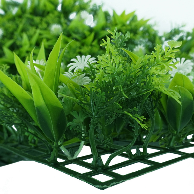 Artificial Plants Grass Wall Panel Boxwood Extendable Greenery Panel