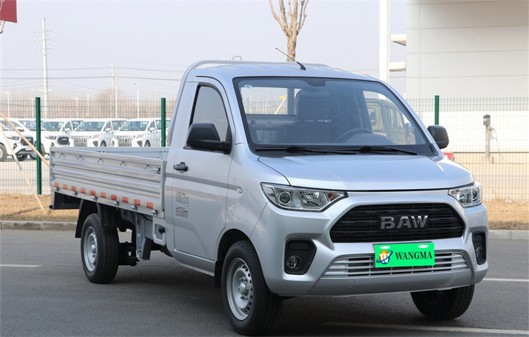 Pickup truck BAW T6 cargo trucks mini truck van China automobile used cars vehicles BAW Jingka T6 cheap car