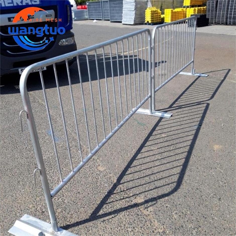 Aluminum Traffic Barrier Stanchions Portable Plastic Velvet Ropes Crowd Control Used Driveway Gates Sport Fences Powder Coated