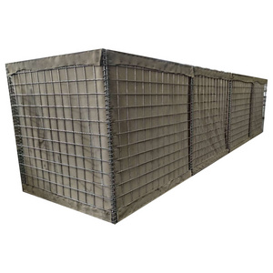 High Quality Galvanized Welded Gabion Iron Wire Mesh Defensive Barrier Bastion Explosionproof Wall