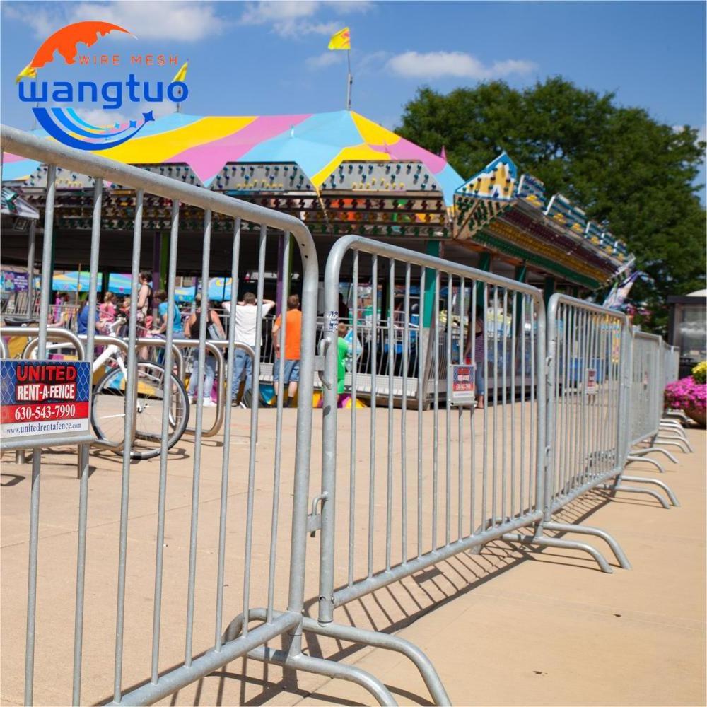 Aluminum Traffic Barrier Stanchions Portable Plastic Velvet Ropes Crowd Control Used Driveway Gates Sport Fences Powder Coated