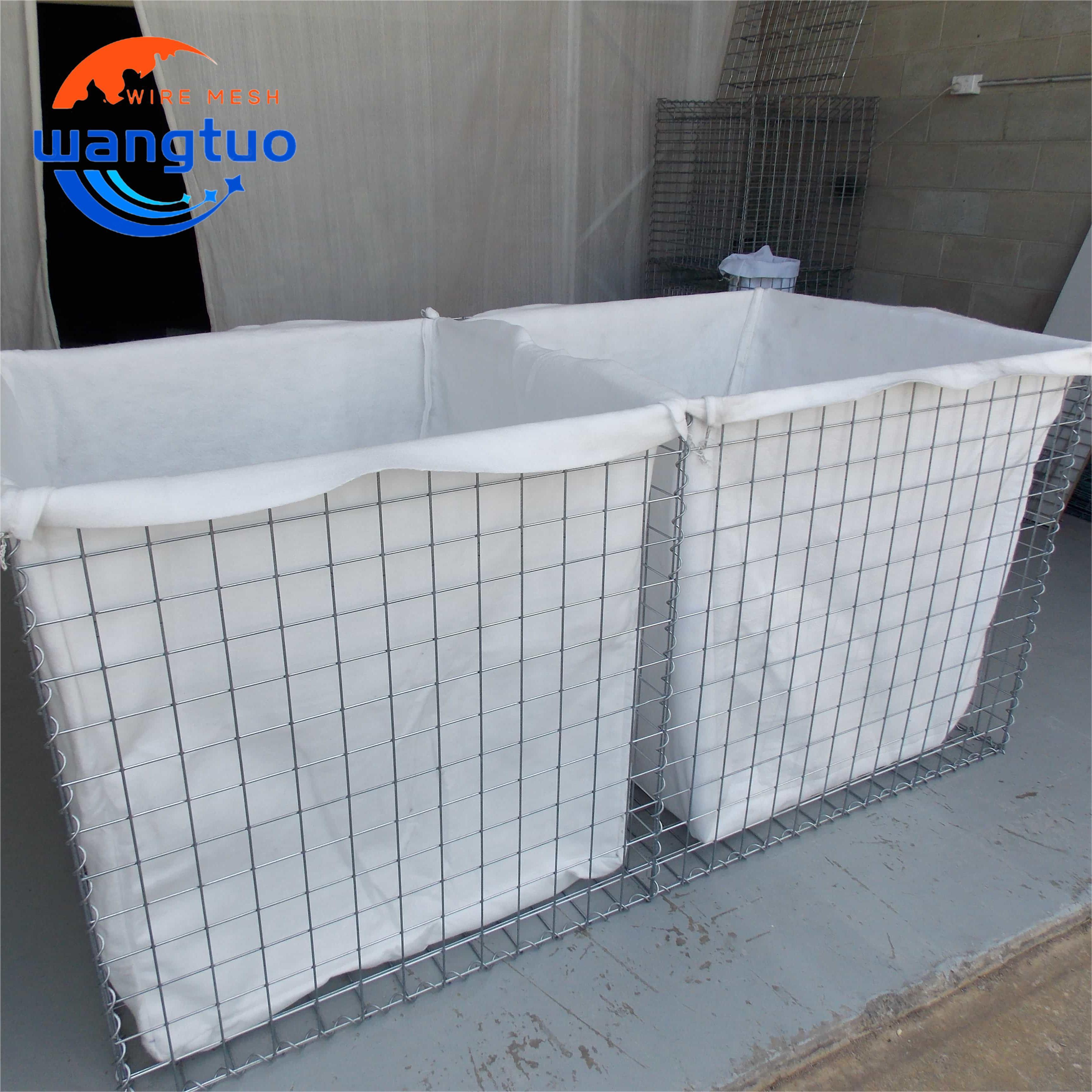 High Quality Galvanized Welded Gabion Iron Wire Mesh Defensive Barrier Bastion Explosionproof Wall