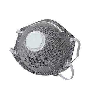 High Quality Customized FFP1  Carbon Valved Respirator Disposable Mask 4 Layer Face mask Material Non Woven Fabric