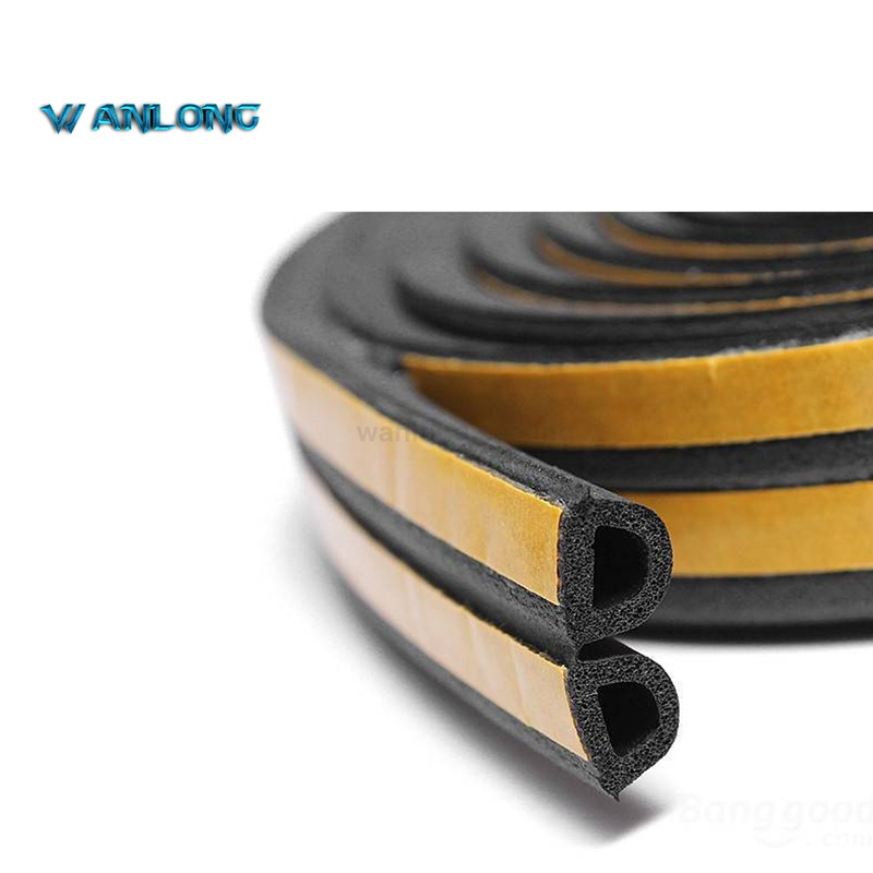 Door window Anti-collision Self Adhesive Rubber Foam Seal Strip