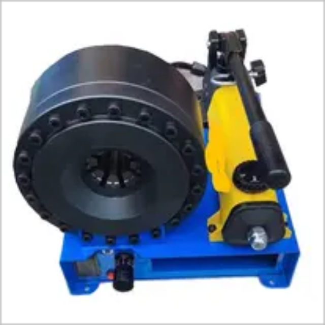 crimping machine for pressing hydraulic hoses and fittings portable manual 1/4-2