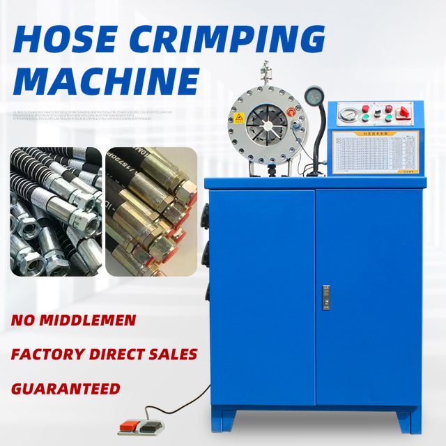 automatic hydraulic hose crimping machine 380V/220V 50hz hydraulic hose crimper supplier