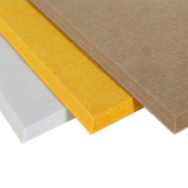 High Density Sound Proof Wall Panel Acoustic Polyester PET Acoustic Panel Felt Sound Absorbing Ceiling Acoustic Panels