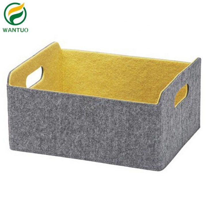 Felt Foldable Storage Cube bin Shelf Bins Organizer Felt box for for Kids Toys Magazine Books Clothes