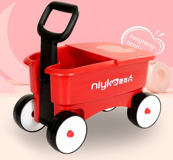 Children's four-in-one small cart/baby can sit and ride/four-wheel scooter/1 to 6 years old children yo-yo stroller