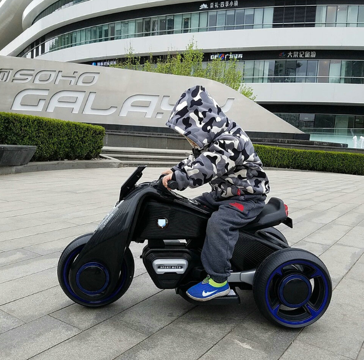 children battery  car with light and music baby electric three wheel motorcycle kids electric car