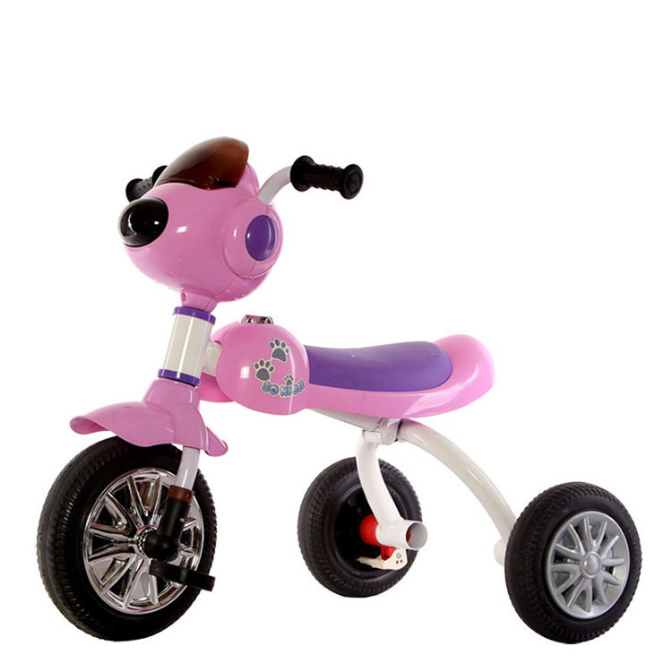 Cheap Price Folding Robot Dog Children's Small Tricycle 3 Wheels Bicycle Ride On Toy