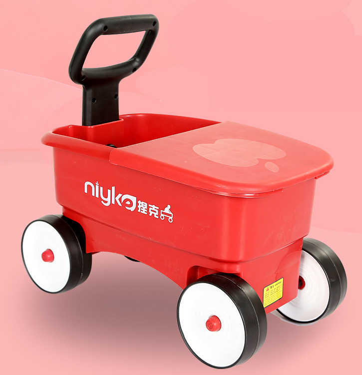 Children's four-in-one small cart/baby can sit and ride/four-wheel scooter/1 to 6 years old children yo-yo stroller