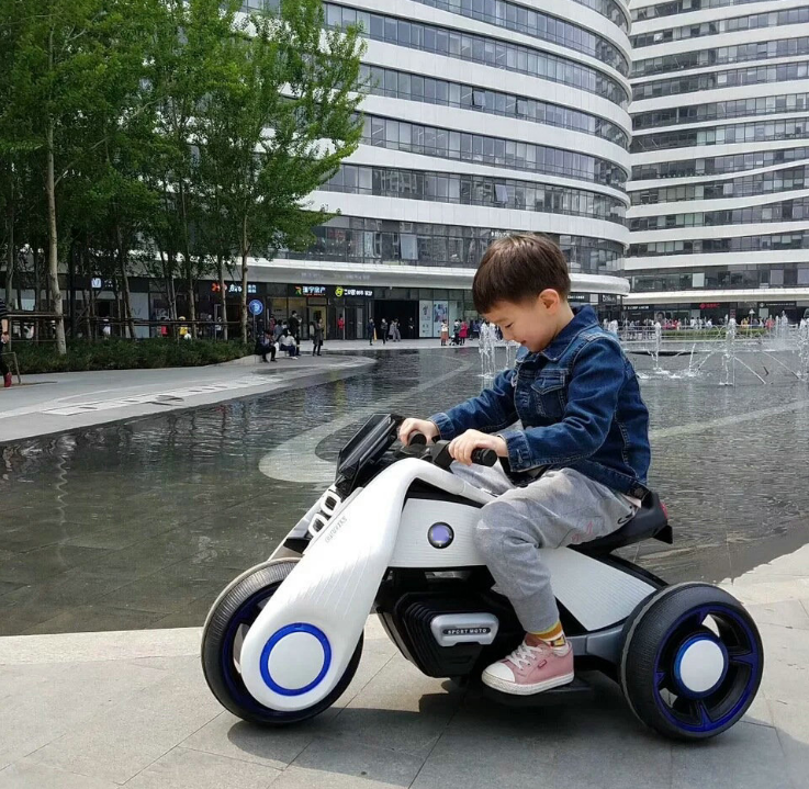 children battery  car with light and music baby electric three wheel motorcycle kids electric car