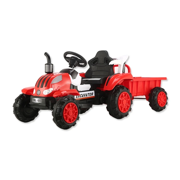 Hot Sale New Children's Electric Remote Control Car 12V 24V volt electric tractor remote control children ride on excavator car