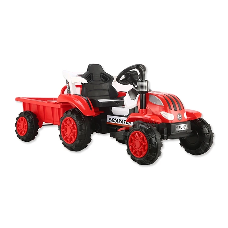 Hot Sale New Children's Electric Remote Control Car 12V 24V volt electric tractor remote control children ride on excavator car