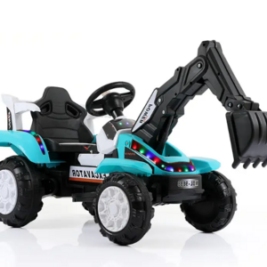 China Truck Toys For Kids Electric Excavator Boy's Toy Car Slide Excavator Ride On Car Remote Control Children Electric Toys