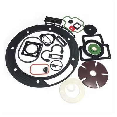 Maker Custom Color Gasket Round Flat Flange Ring Seal Durable Fkm Epdm Silicone Rubber Washer Gasket