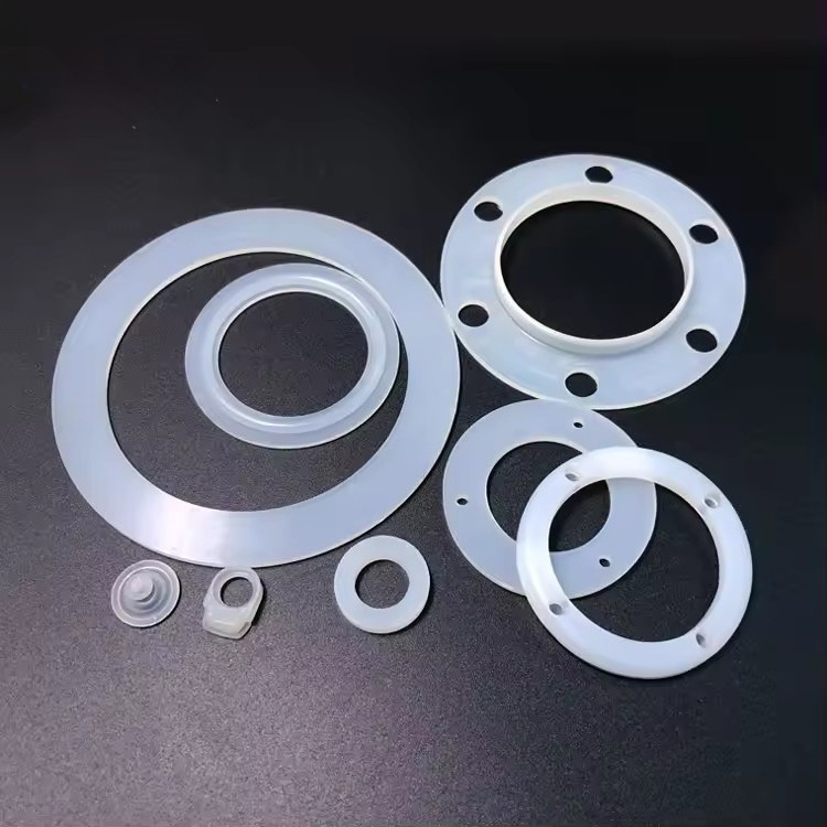 Maker Custom Color Gasket Round Flat Flange Ring Seal Durable Fkm Epdm Silicone Rubber Washer Gasket