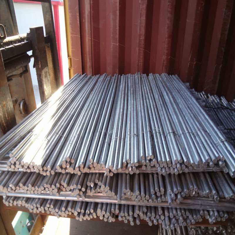 galvanized rod Stay Rod non-adjustable L1.5m D12mm with support plate 150mm * 150mm * 8mm customer can customize