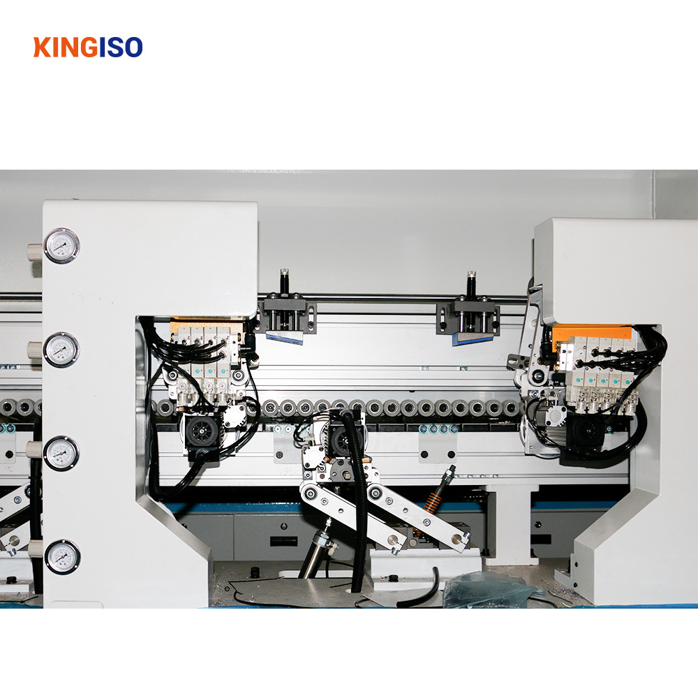 KINGISO Full Automatic Laser Edge banding machine price with Rollers for Cabinet Door Edge Machine